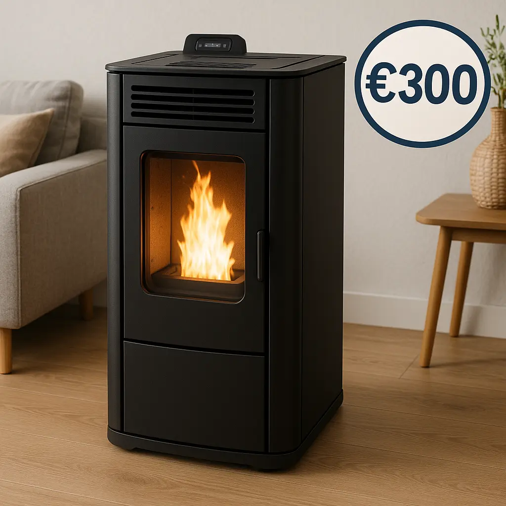 estufa pellet 300 euros carrefour