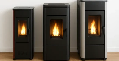 la estufa de pellets mas pequeña del mercado